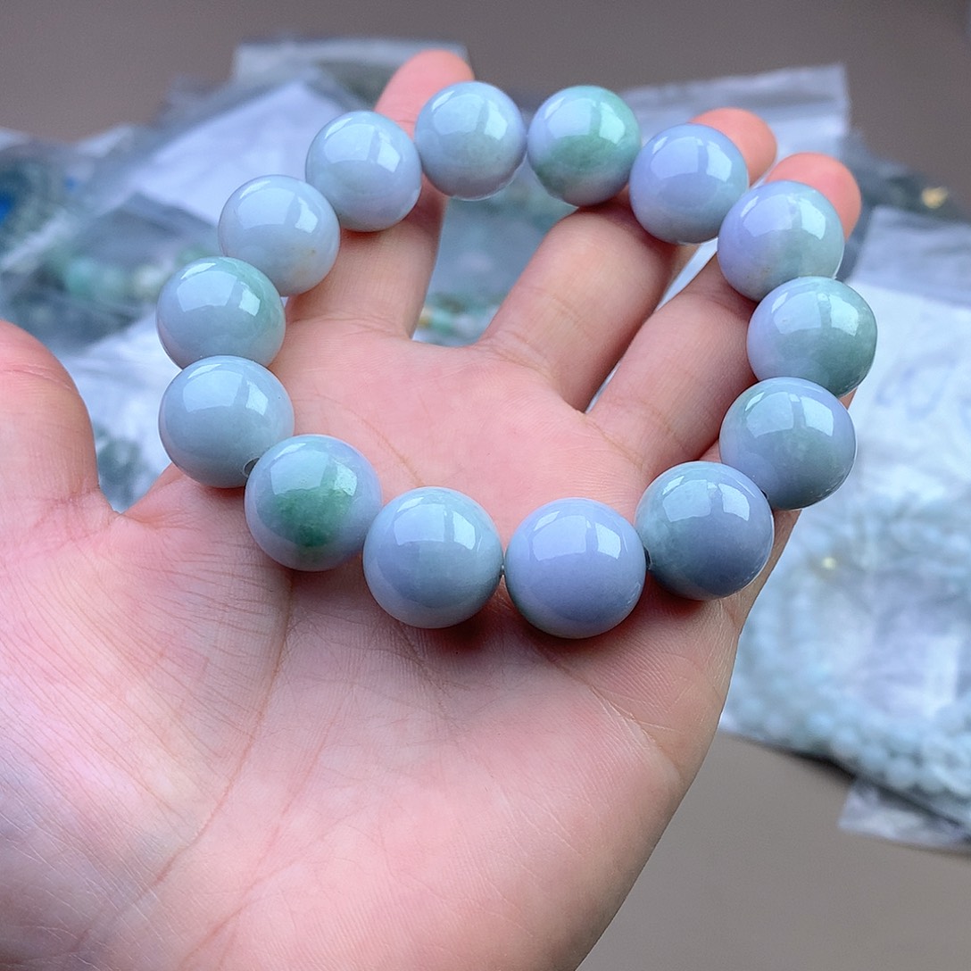 未镶嵌手串定制翡翠