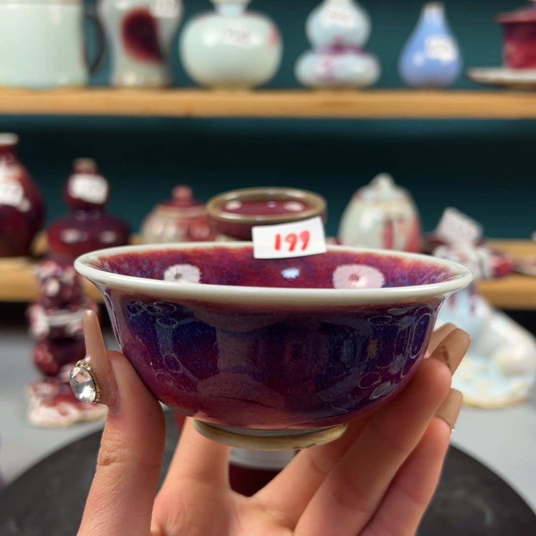 瓷片全品无暇主人杯纯手工