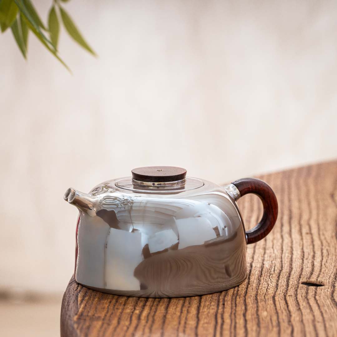 蜂鸟工坊 茶家 手工艺品紫皮双泡口茶壶家用泡茶壶 SWA1223