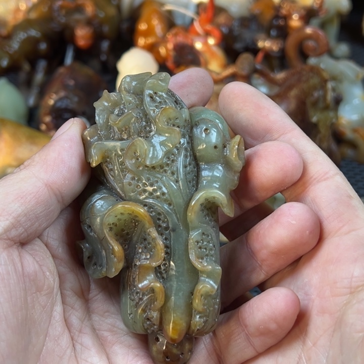 和田玉挂件未镶嵌