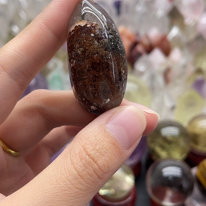 珠宝半成品水晶未镶嵌53幽灵水滴