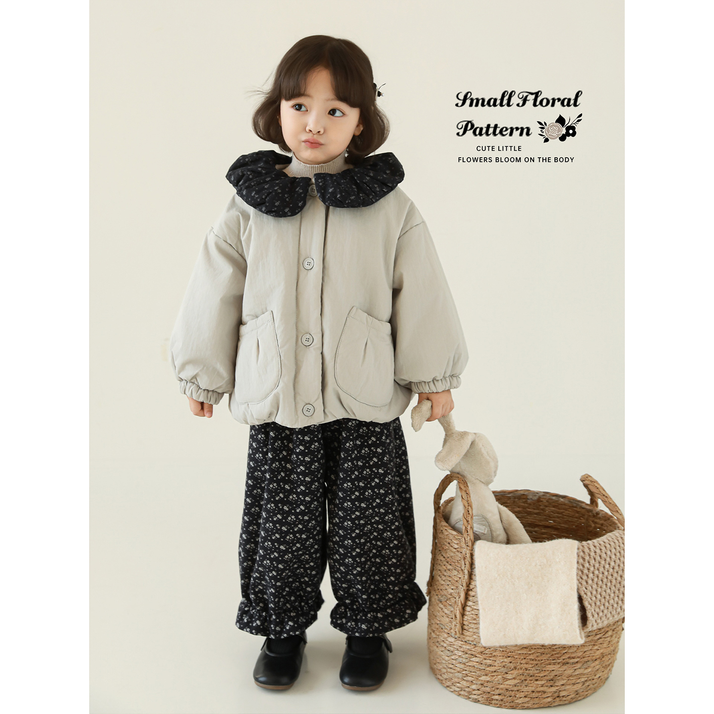 YOEHYAUL/幼悠【森系阳光】冬肆波洋气韩版女童童装汉服外套D4694