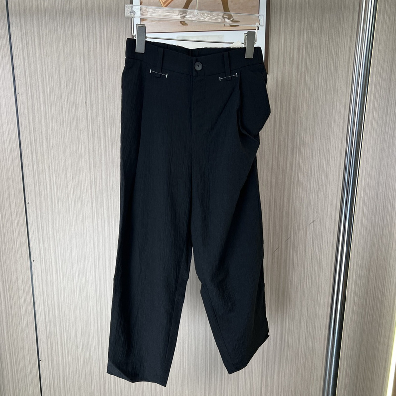 1059撤柜LD高腰裤女薄款2025宽松休闲裤夏季显瘦新款女装