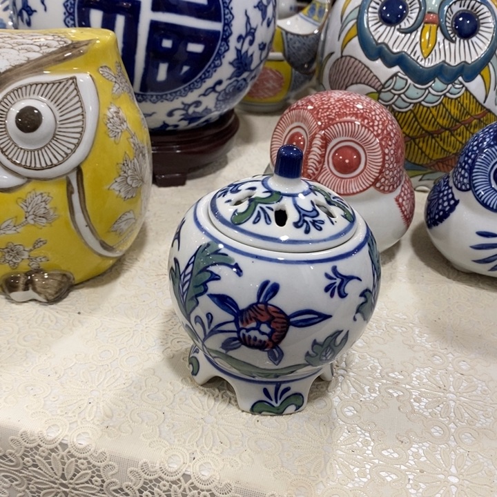 【闪购商品】摆件陶瓷香薰炉摆件。。