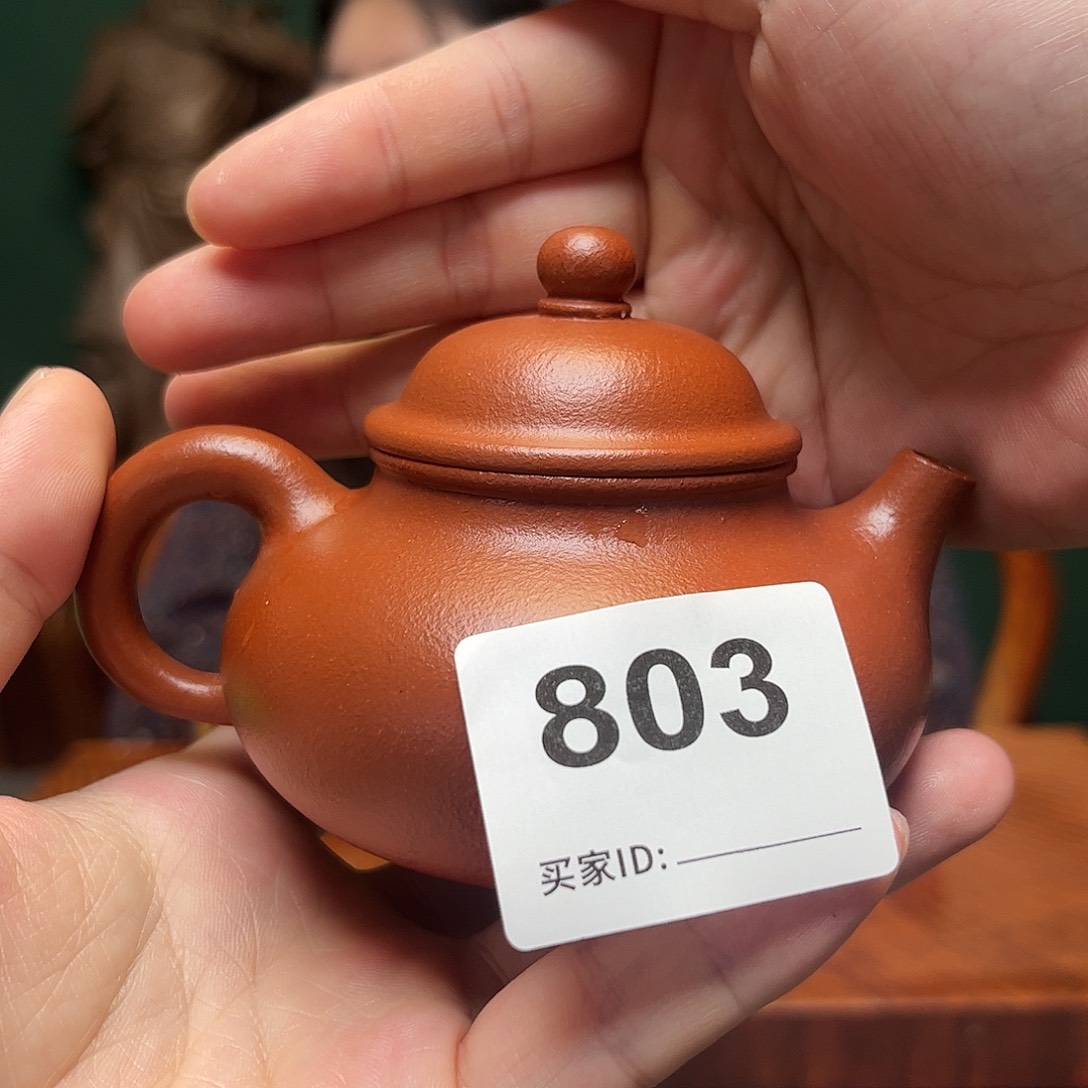 紫砂茶宠小红泥容天803