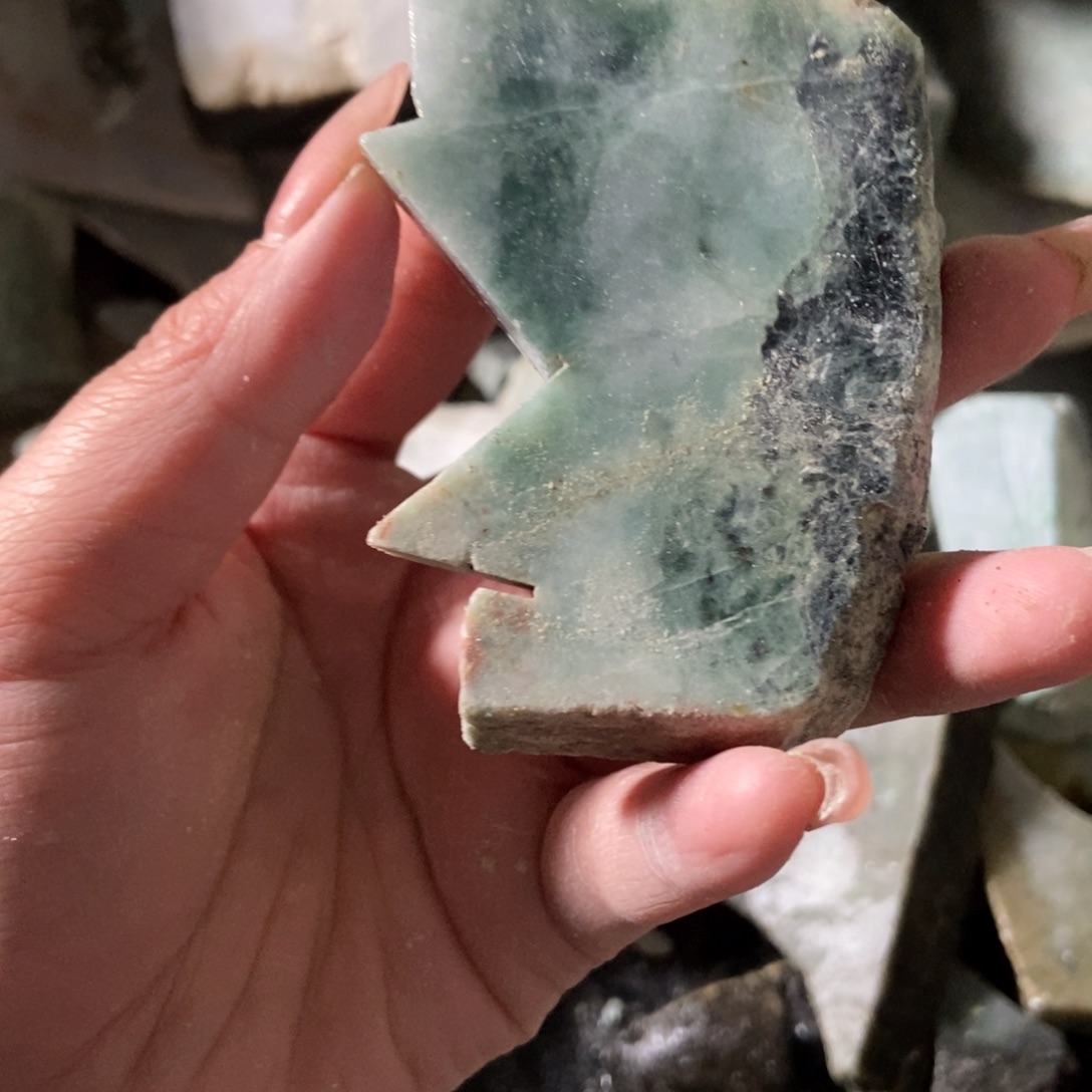 翡翠未镶嵌挂件天然翡翠