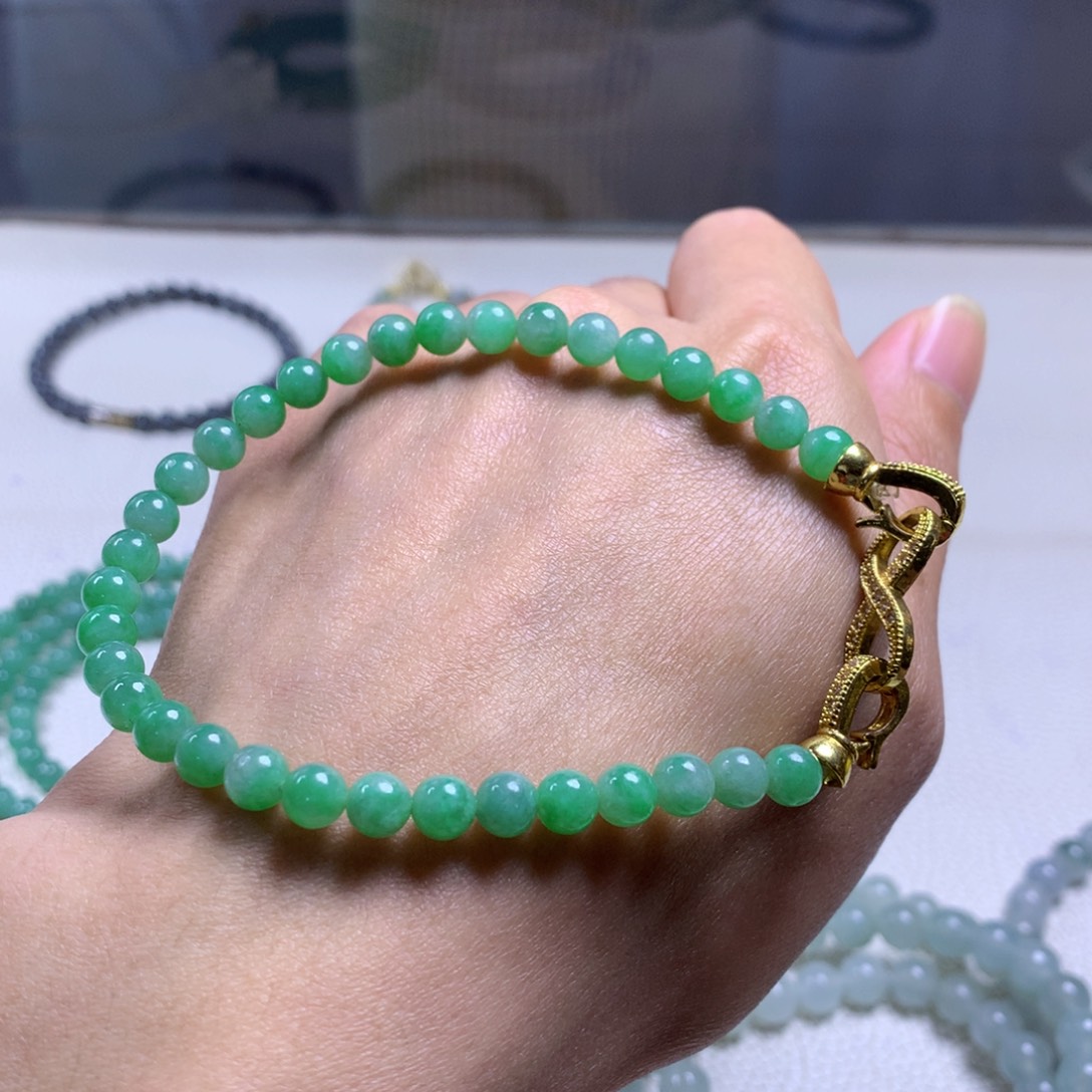 定制翡翠未镶嵌缅甸翡翠a货卡5.7