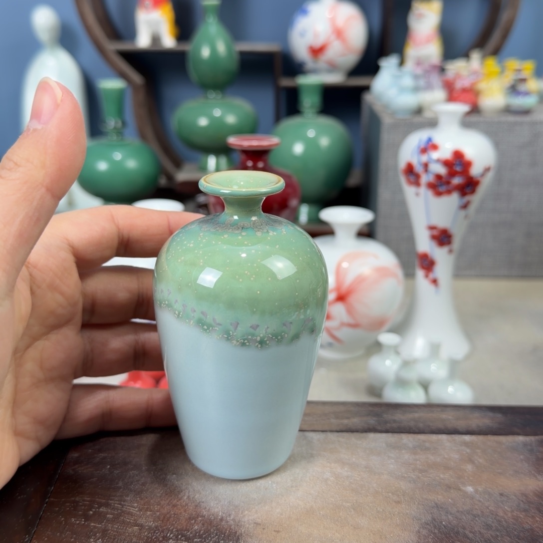 陶瓷手工小花器摆件