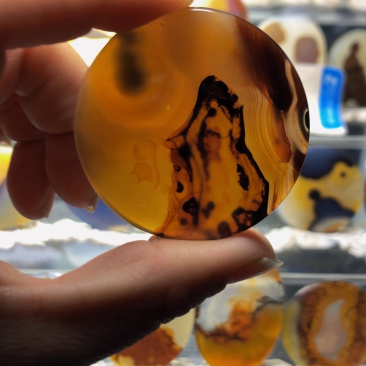 合金玛瑙/玉髓珠宝奇石36