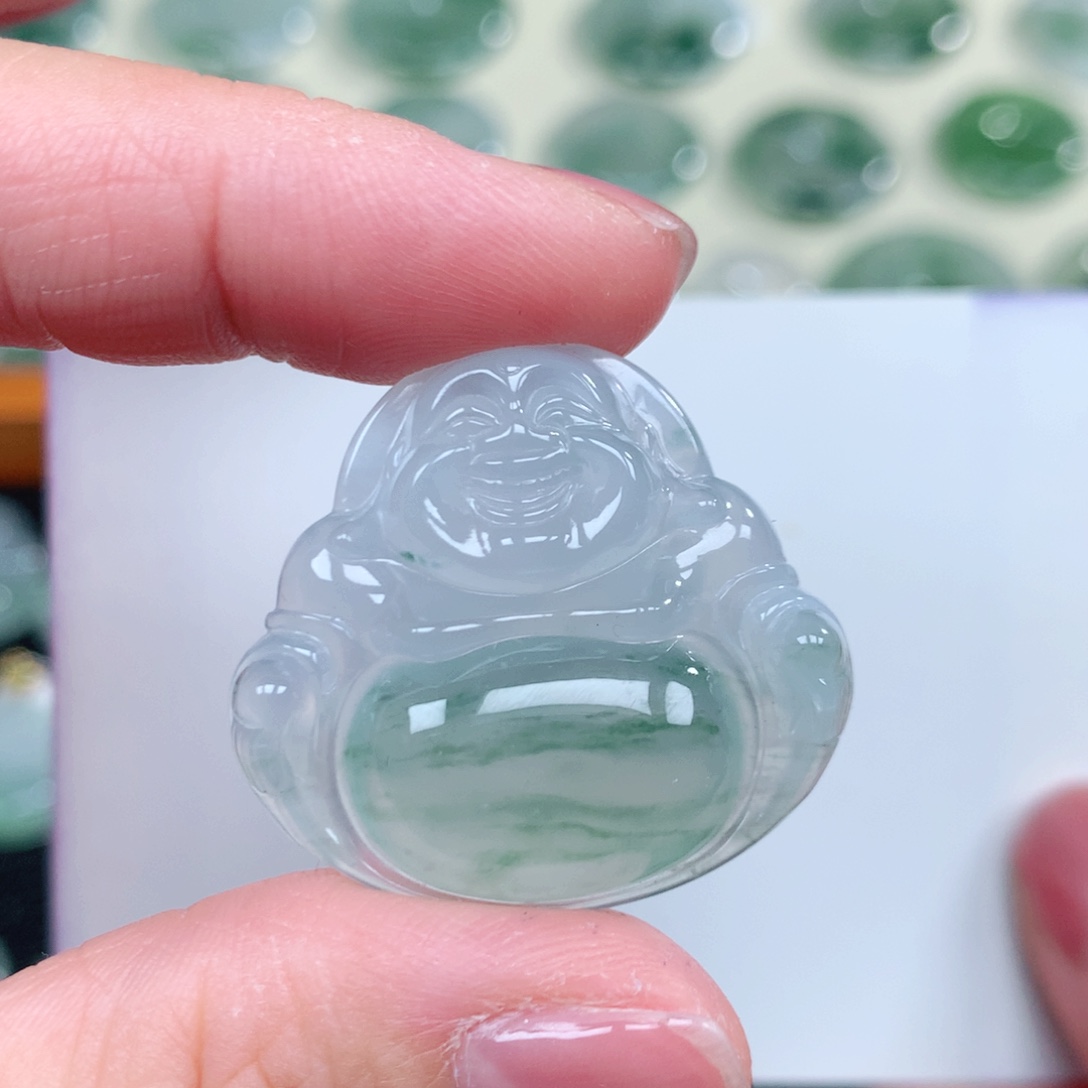 翡翠未镶嵌吊坠(不含链)29.4-31.7-6.5