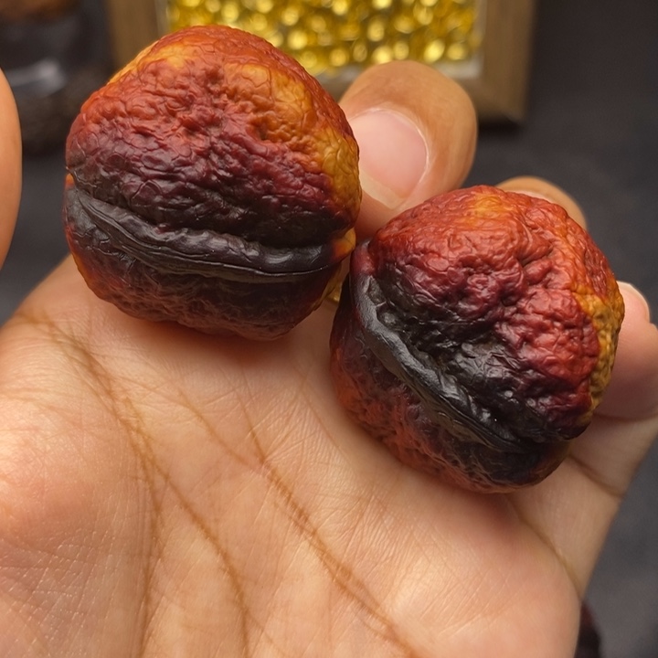 把件文玩核桃34尺肌肉蛙