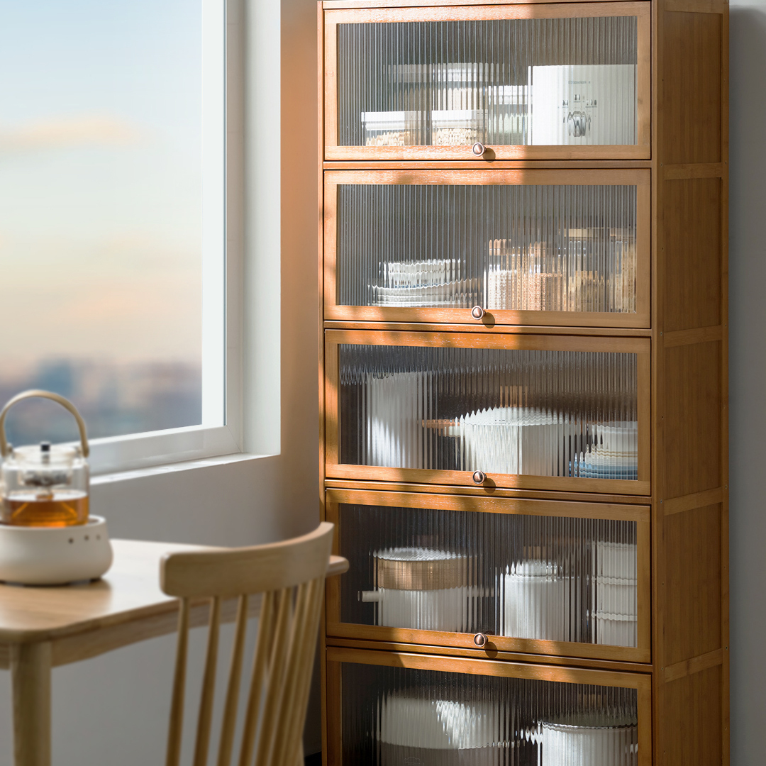 新疆西藏包邮厨房置物架餐边柜橱柜收纳柜客厅高柜家用柜子储物柜