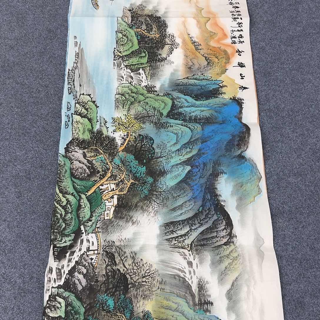 国画国画作品宣纸纯手绘