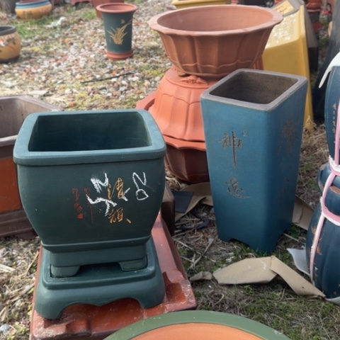 红陶紫砂花盆盆景盆栽