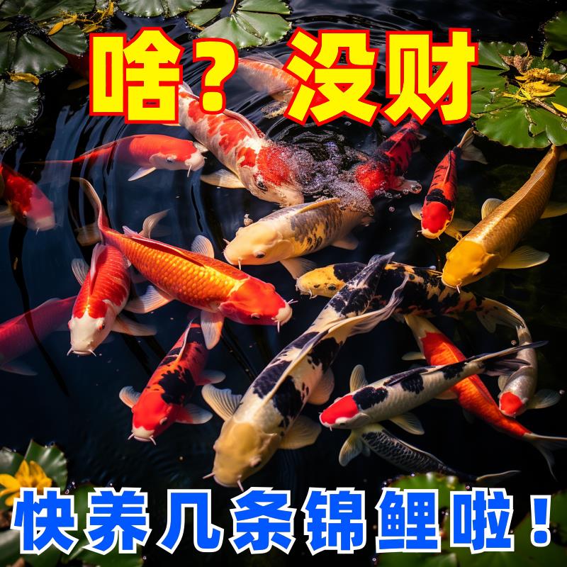 锦鲤鱼活鱼观赏鱼纯种大型红白冷水淡水好养耐活金鱼红鲤鱼小鱼