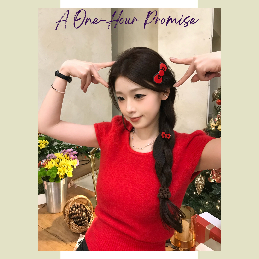 【Kitty酱】韩系少女卡通蝴蝶结边夹