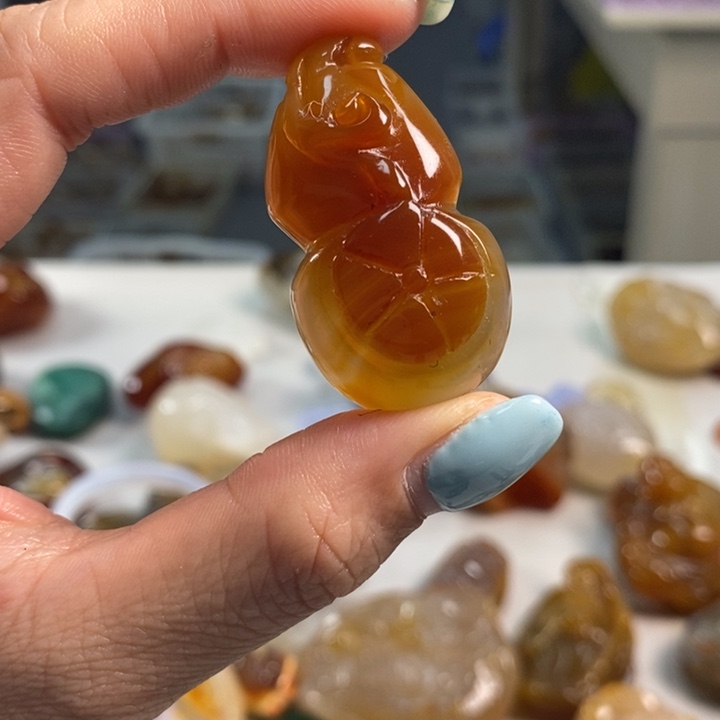 玛瑙/玉髓未镶嵌吊坠(不含链)