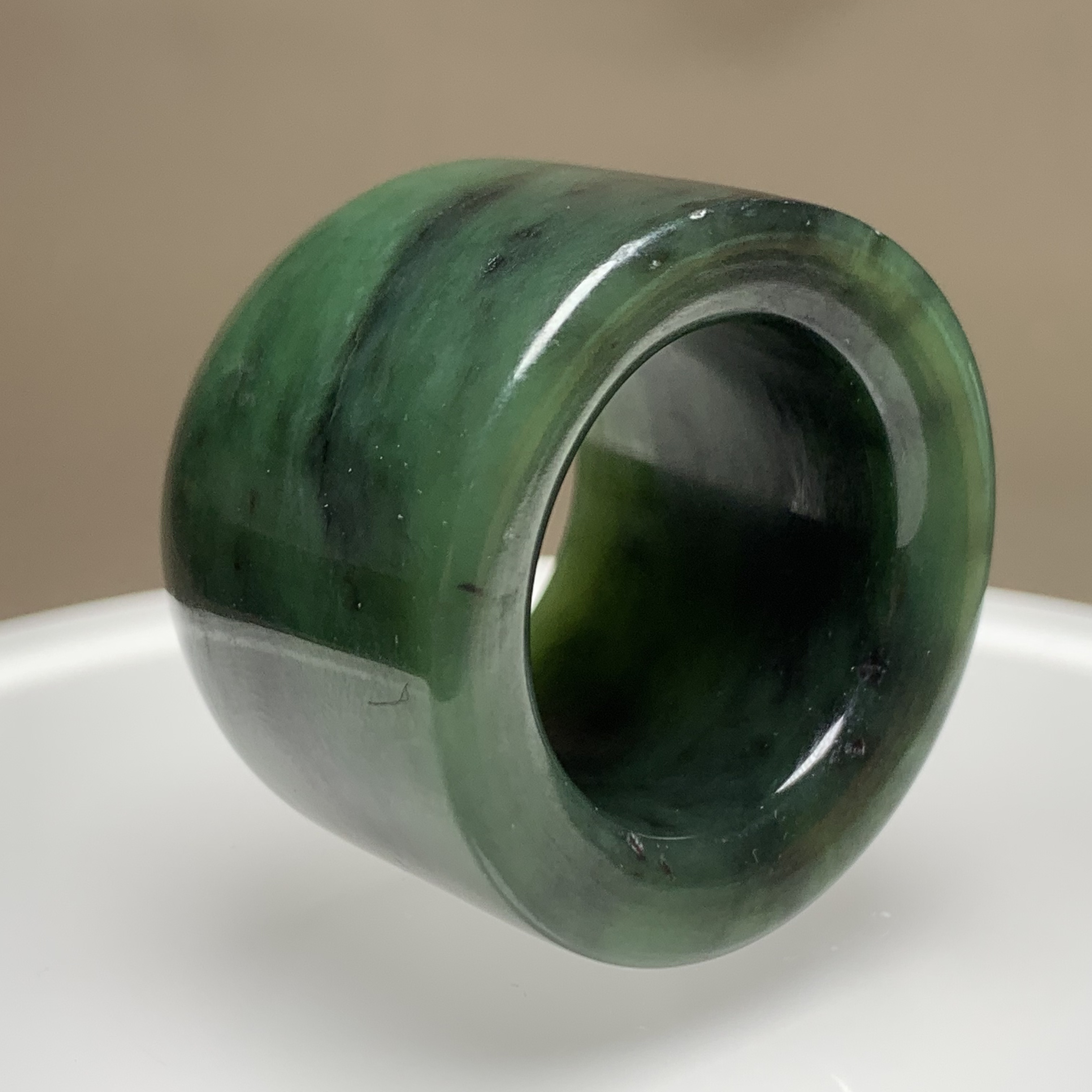 D1184珠宝玉石精选和田玉扳指