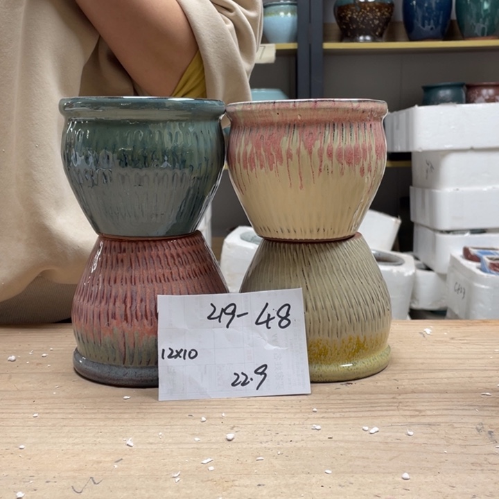 紫砂花盆多肉花盆微瑕48