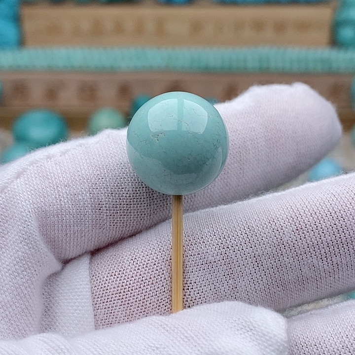 绿松石珠宝奇石未镶嵌沙***?