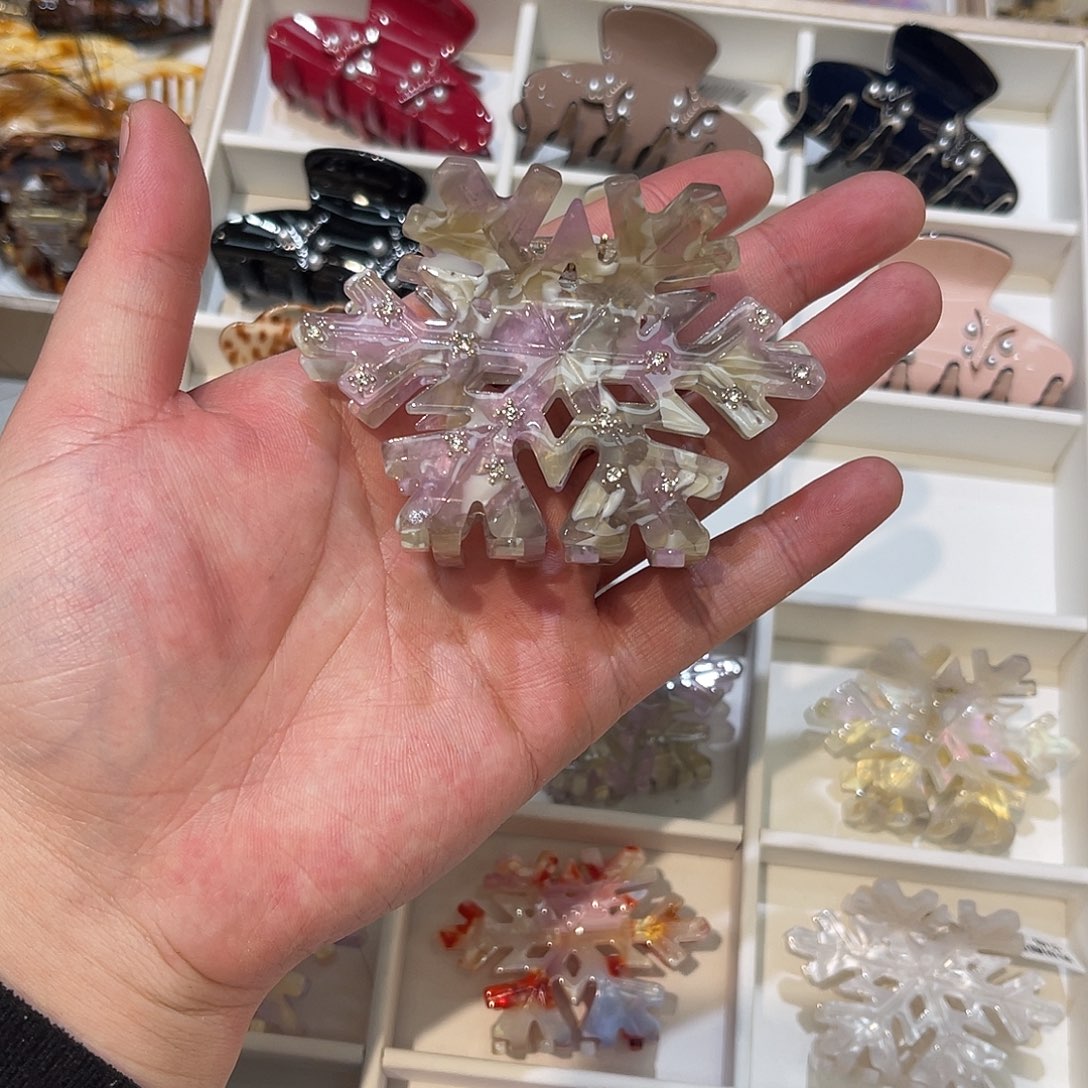 醋酸非金属灰紫大号雪花