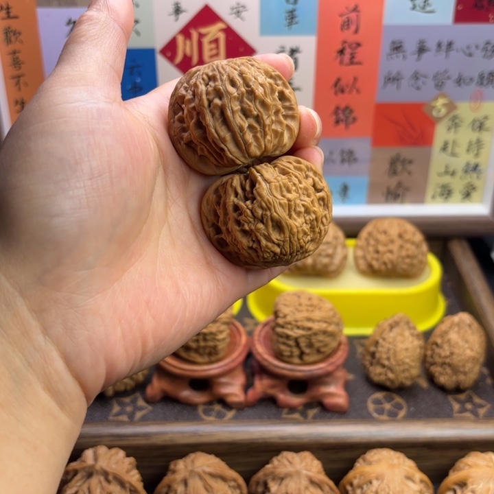 兰***趣把件文玩核桃全品磨盘