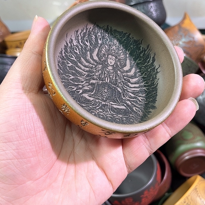 茶杯紫砂全手工紫砂主人杯