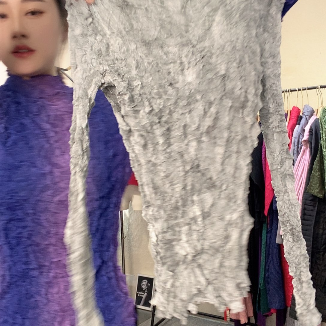 122灰色柳条上衣拍