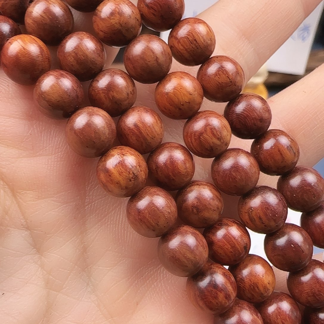 降真香手串/手链海南花梨公黄油0.8.108多圈