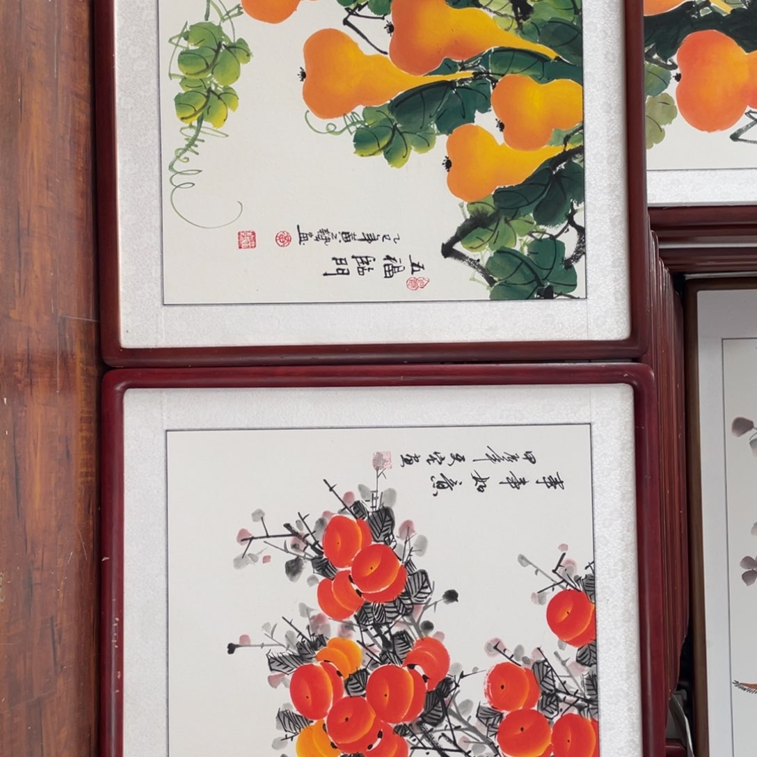 国画带框尺寸63*63厘米