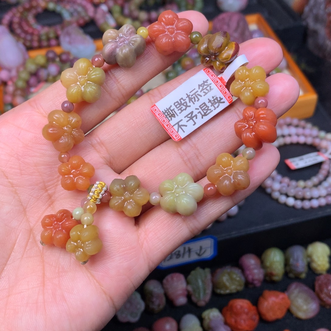 玛瑙/玉髓未镶嵌手链