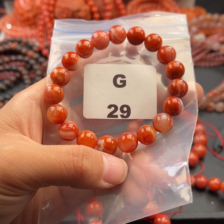 南红玛瑙未镶嵌多样性发货默认微瑕称重10mm