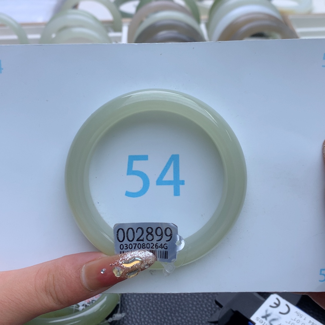 和田玉手镯未镶嵌橙****子