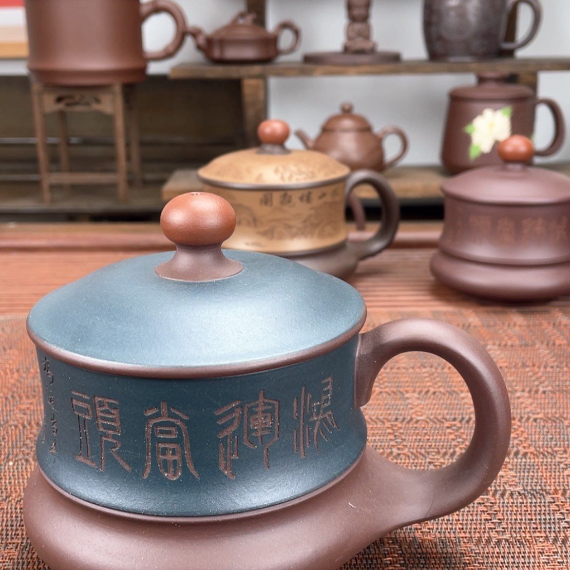 【闪购商品】紫砂茶杯宜兴原矿紫砂盖杯微瑕