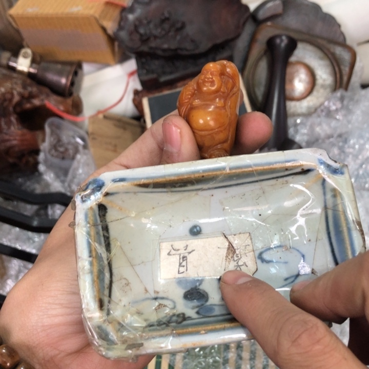 陶瓷孤品单件车里拍