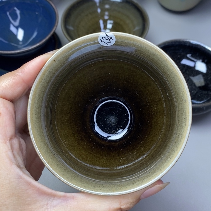 茶盏建窑建盏柴烧主人杯