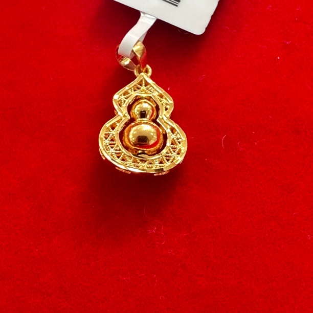 【思思专享】足金999饰品 葫芦吊坠 2.95 GP