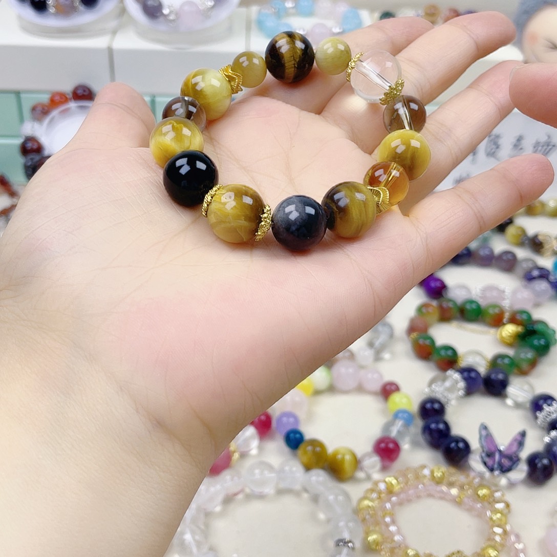 水晶手链银S925镶嵌