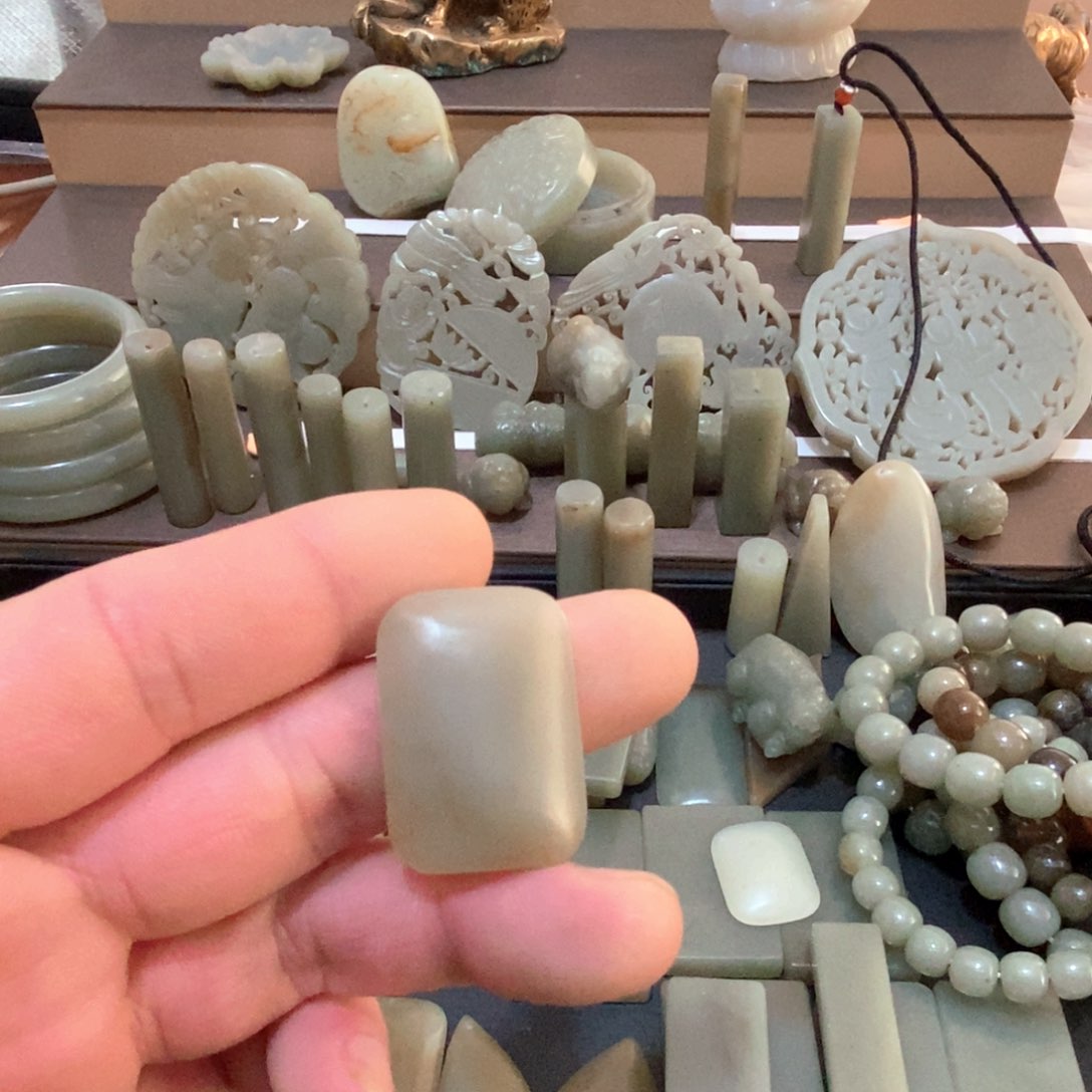 和田玉颈饰未镶嵌暖****y20