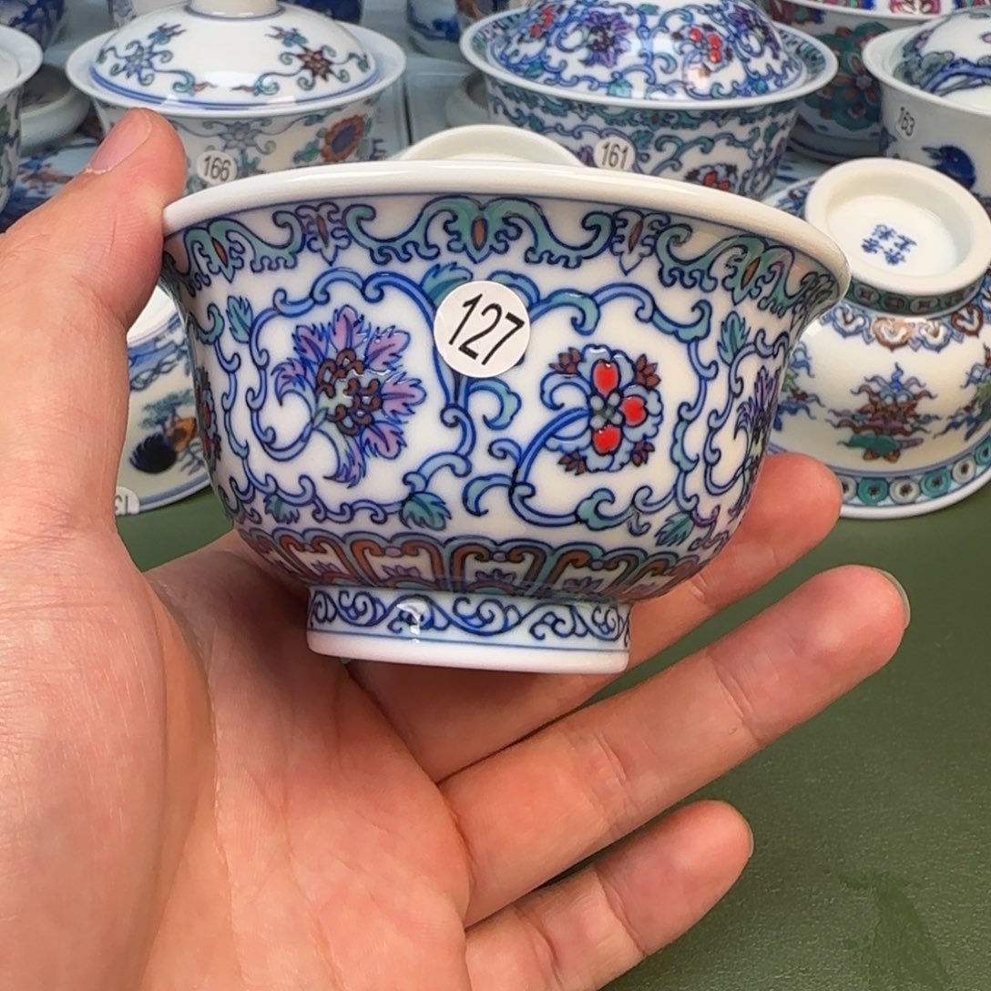 彦祖纯手工手绘茶具127