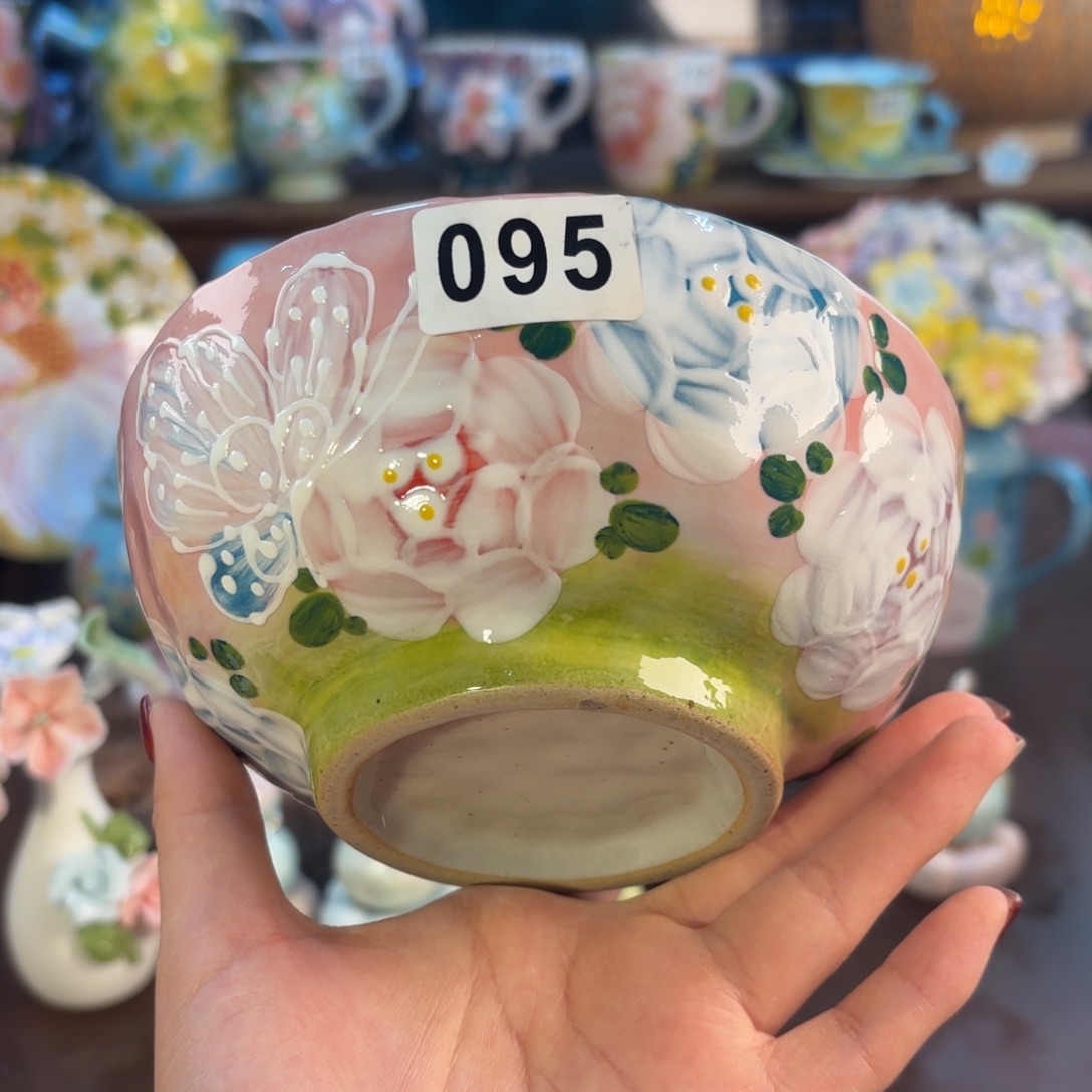 景德镇手绘高温釉下彩陶瓷茶具