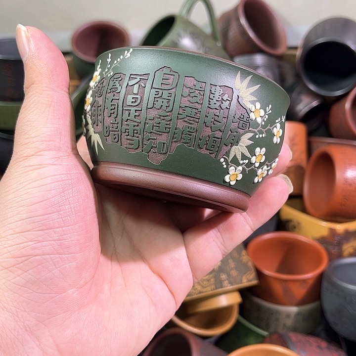 茶杯紫砂全手工紫砂主任杯