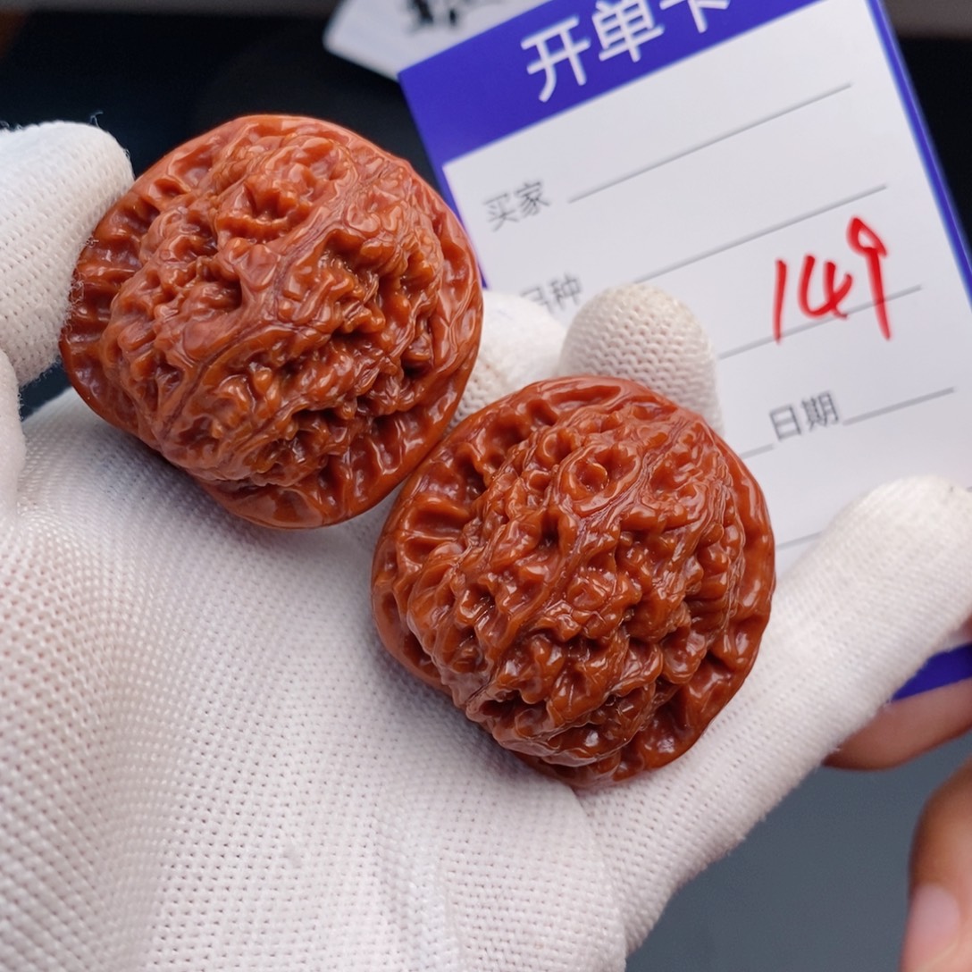 文玩核桃把件37水龙纹149