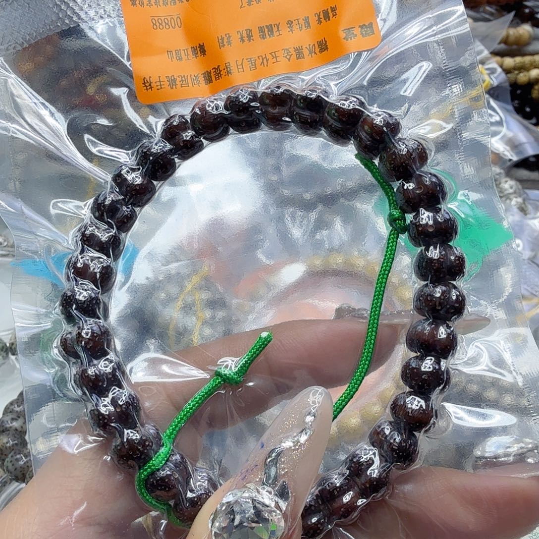 手串星月菩提104殿堂黑筋遇华星月菩提屁桃手持9