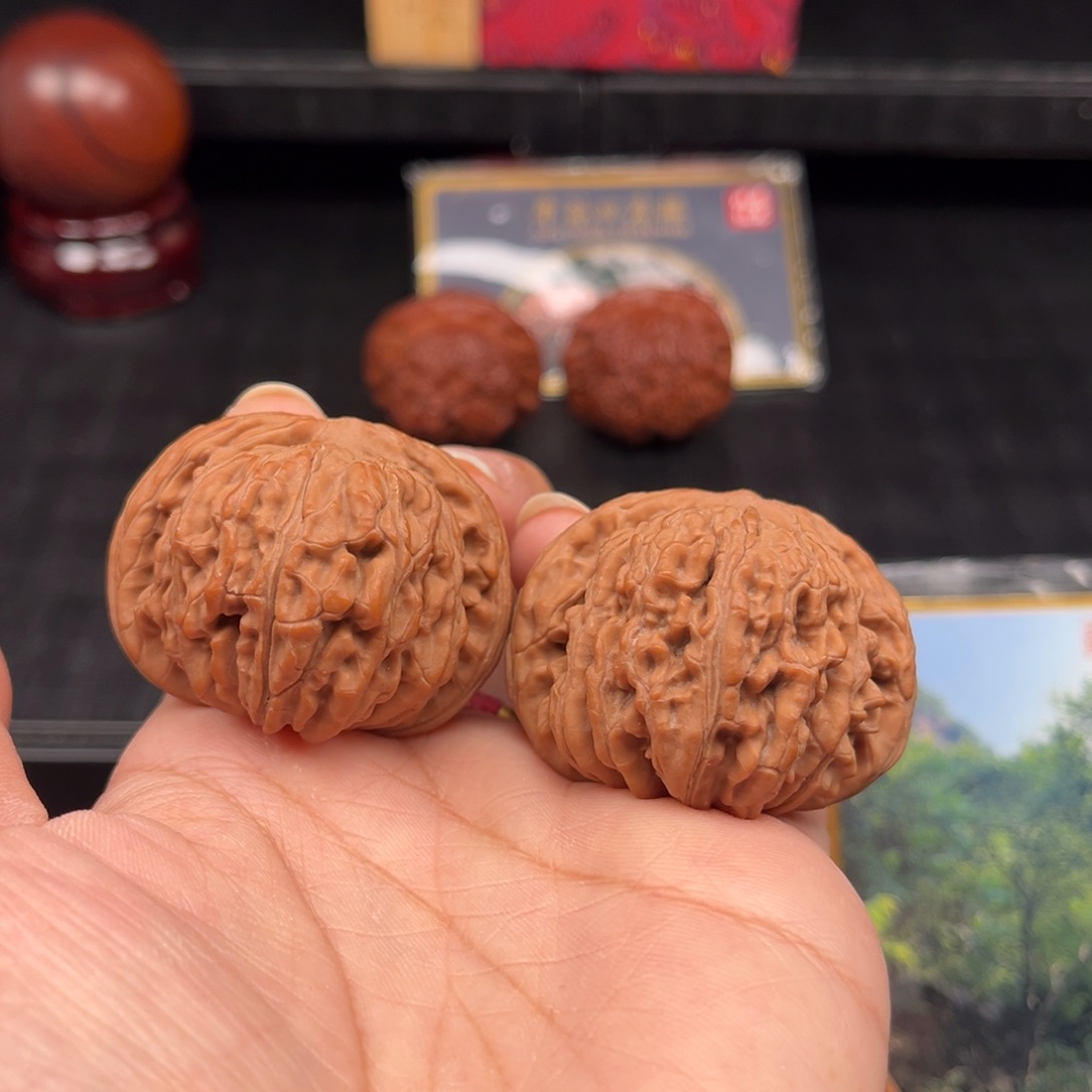 吊坠文玩核桃四座楼41