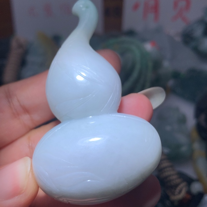 翡翠颈饰未镶嵌保真天然A货翡翠