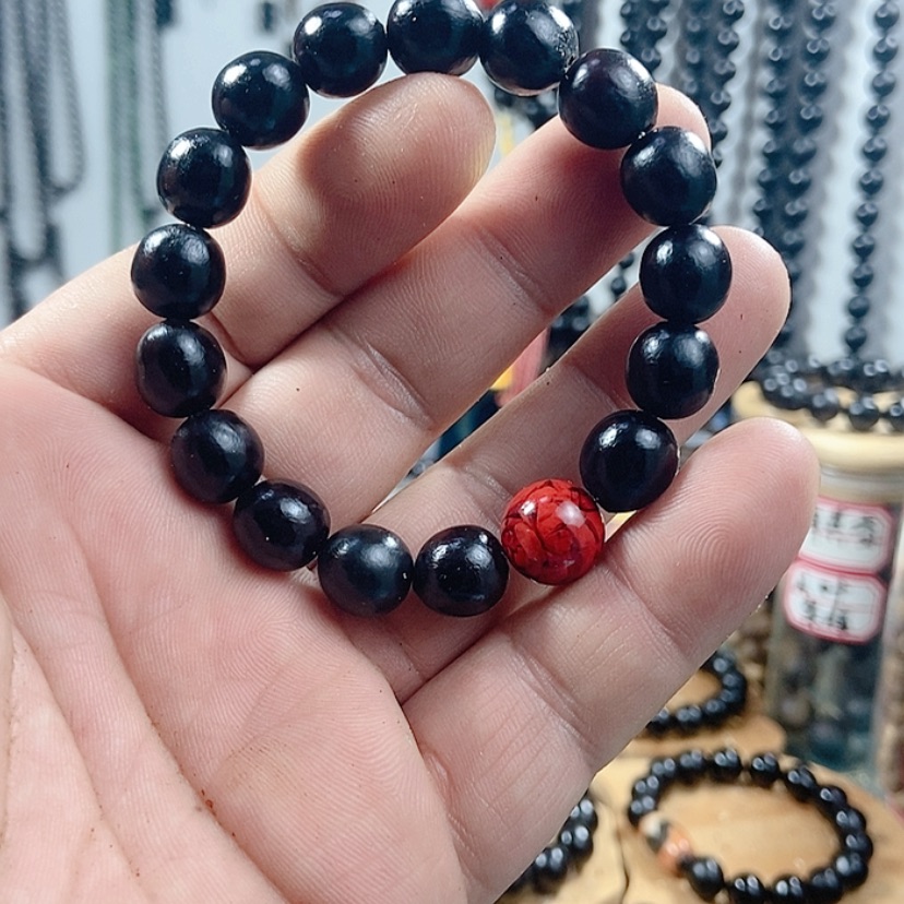 【闪购商品】吊坠文玩核桃李****1无患子单圈手串