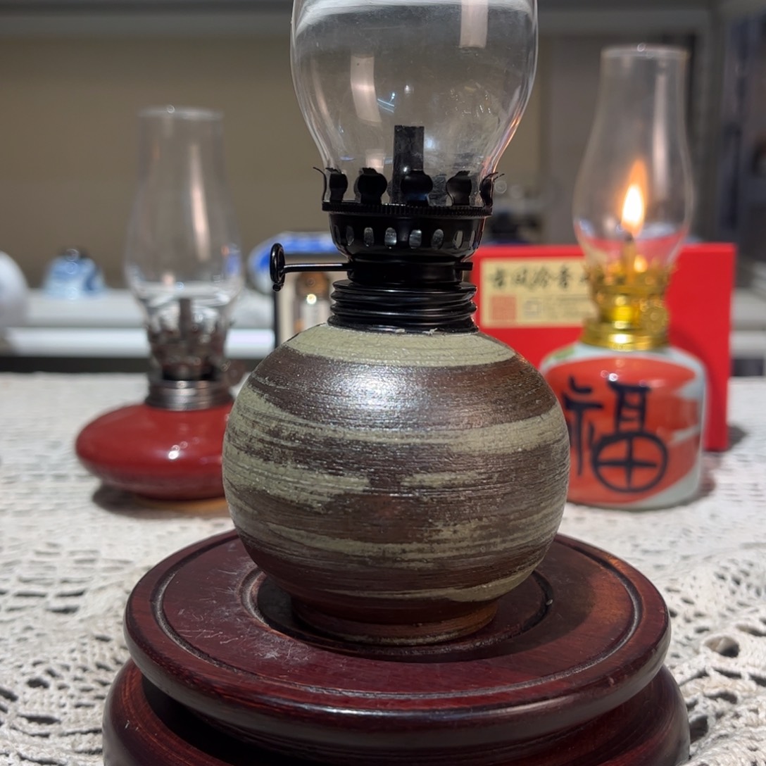 摆件景德镇陶瓷香薰灯