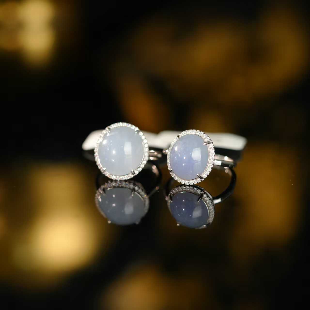 【初见珠宝】S925银翡翠戒指20-3C423X5【多样性发一件】