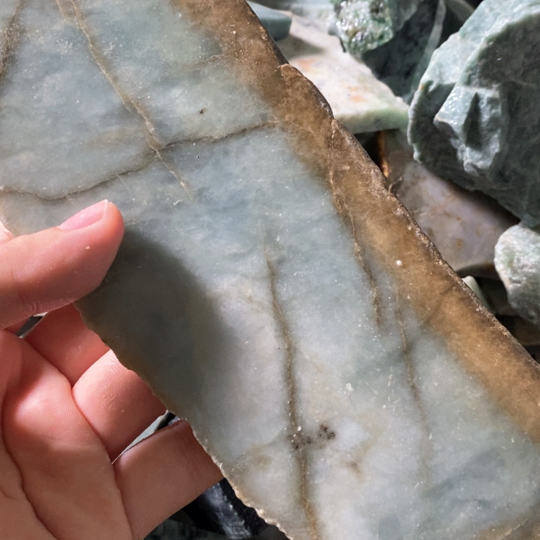 颈饰未镶嵌翡翠天然翡翠